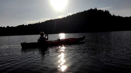 Kajakiem w promieniach sĹ‚oĹ„ca